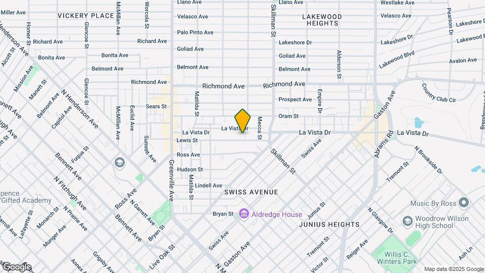 5965 Lewis St Map and Location Details