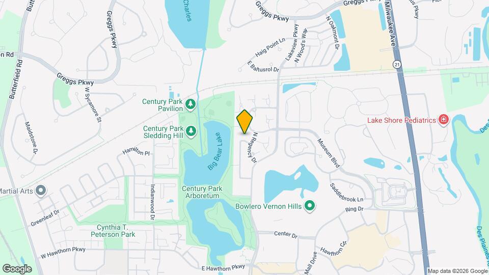 174 E Bluewater Ln Map and Location Details