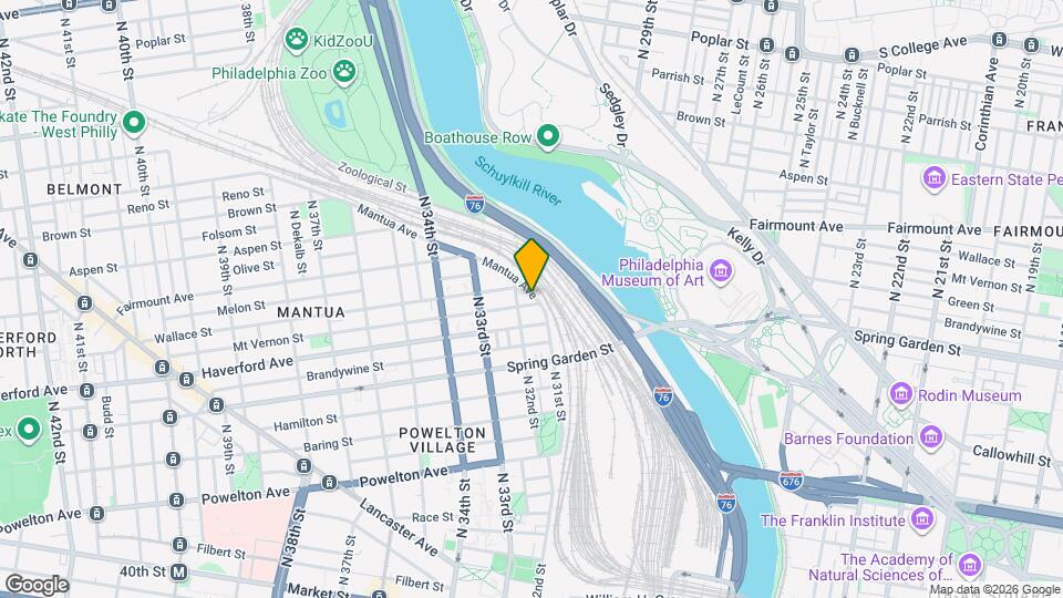 3132 Mantua Ave Mapa y Detalles de la Ubicación