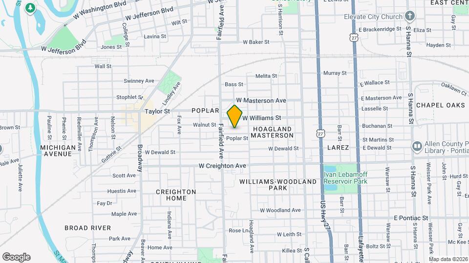 432 W Butler St Map and Location Details