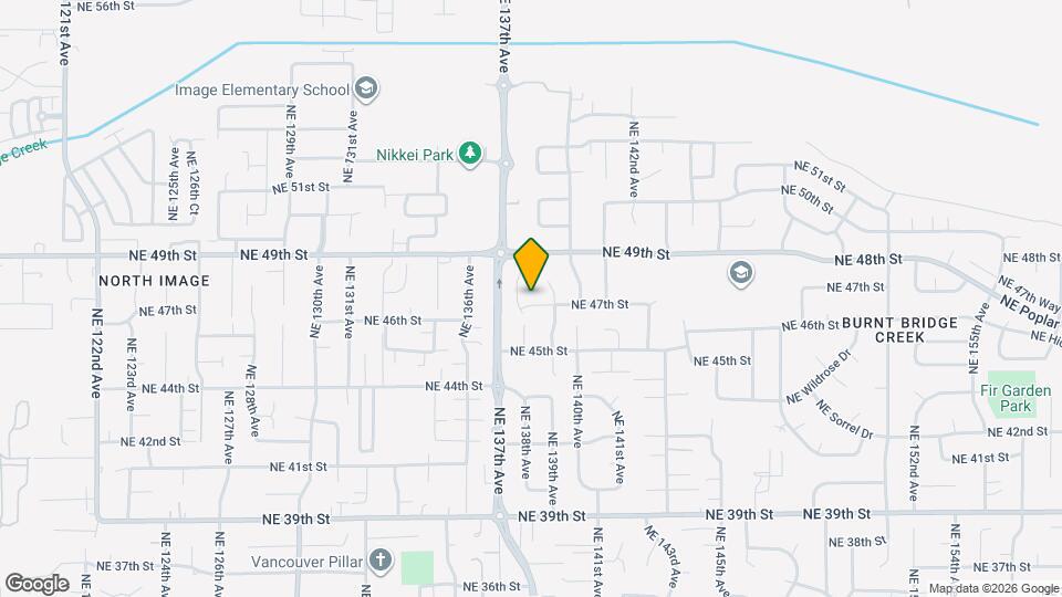 13806 NE 47th St Map and Location Details