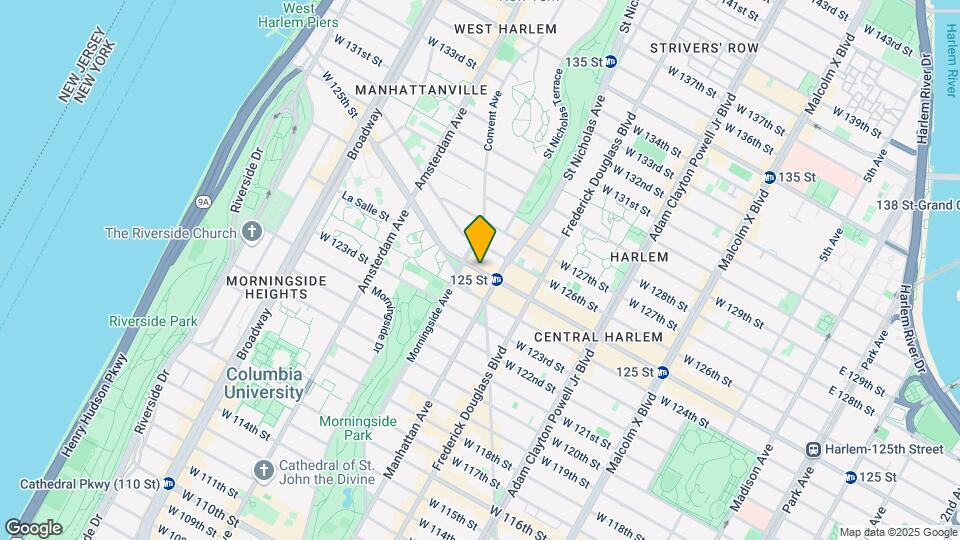 379 W 125th St Map and Location Details