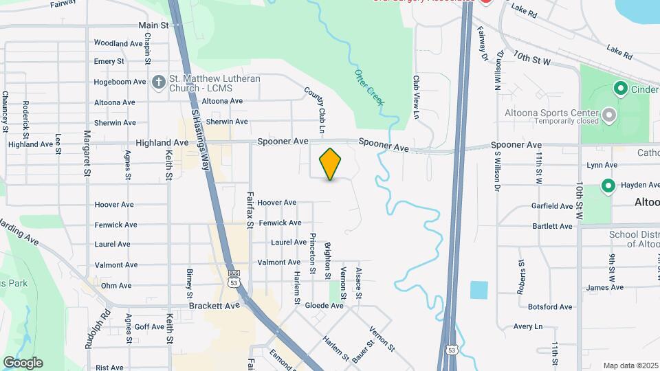 3303 Woodside Ter, Unit 1 Map and Location Details