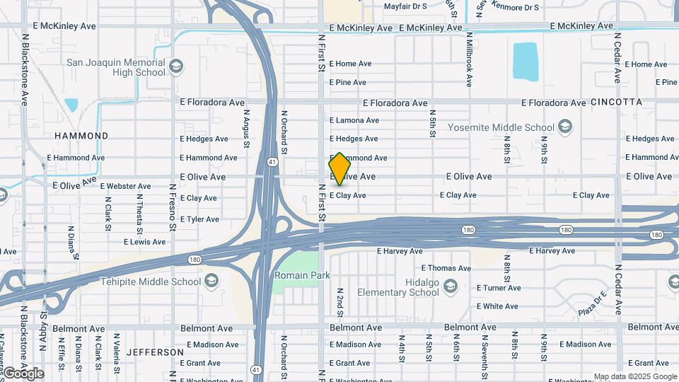 3143 E Clay Ave Map and Location Details