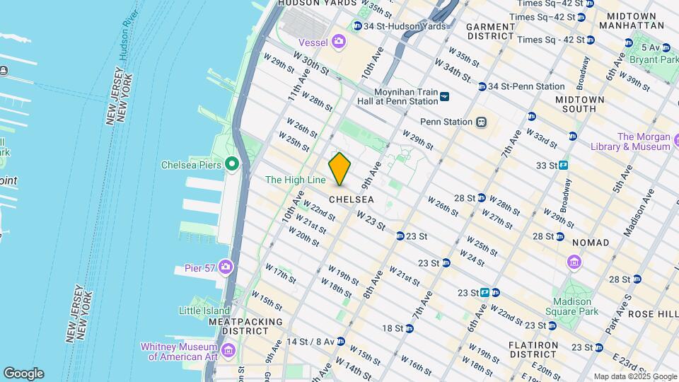 410 W 24 St Map and Location Details