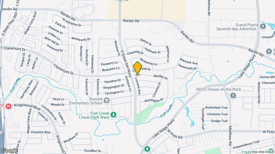 2533 Bentley Dr Map and Location Details