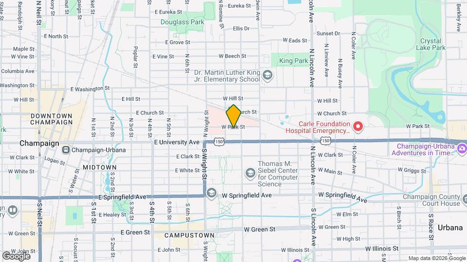 1305 W Eads St Map and Location Details