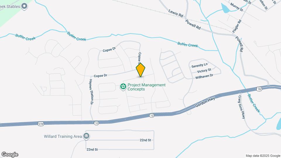 1012 Hay Meadow Dr. Map and Location Details