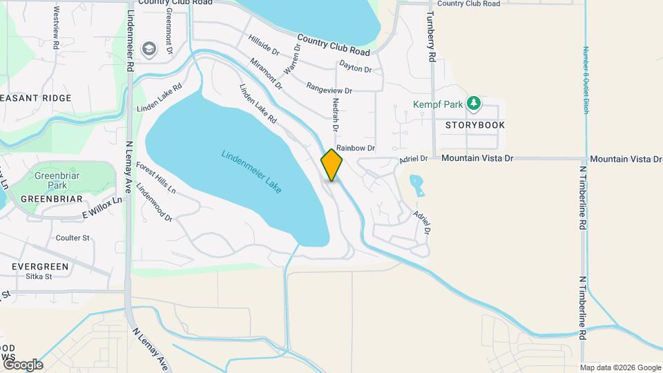 1508 Linden Lake Rd Map and Location Details