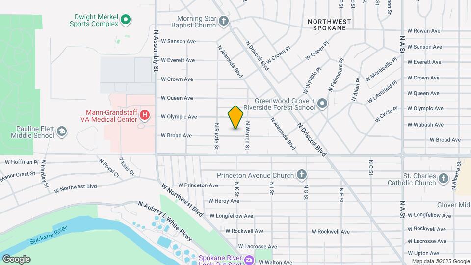 3824 W Broad Ave Map and Location Details