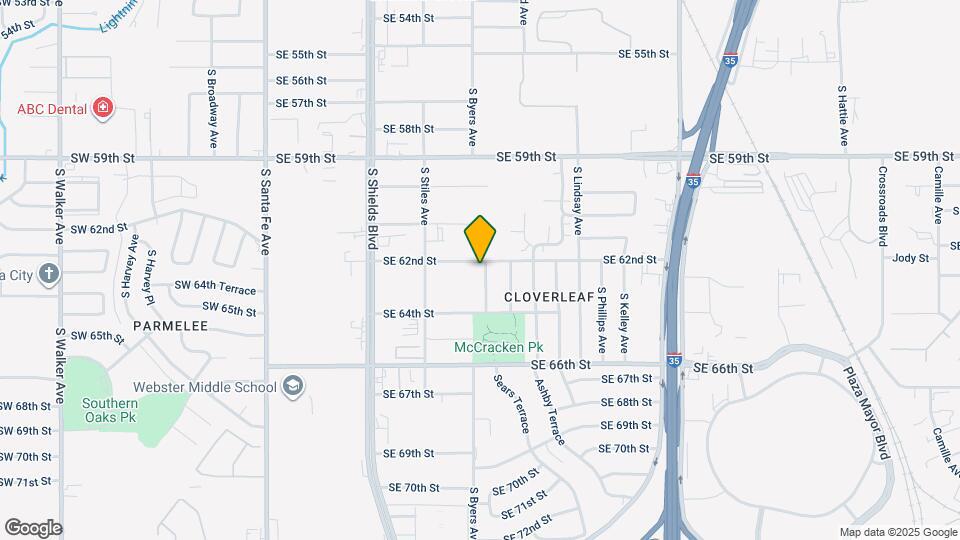 6305 S Byers Ave Map and Location Details