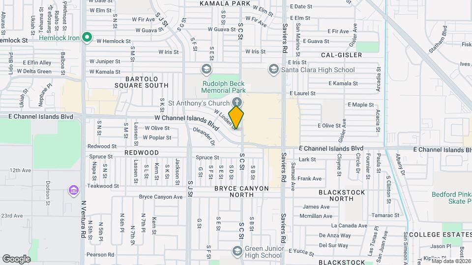 420 W Linden Dr Map and Location Details