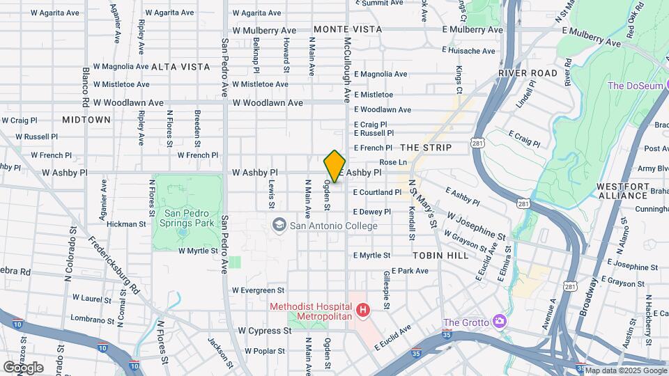 211 E Courtland Pl Map and Location Details