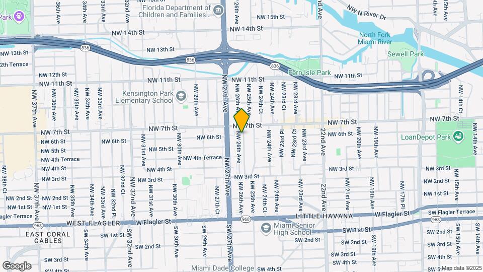 600 NW 25th Ct Map and Location Details