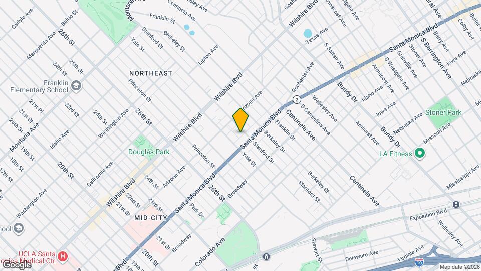 1342 Stanford St Map and Location Details