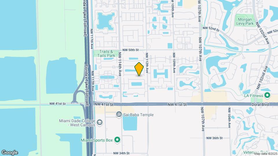 11259 NW 44th Terrace Map and Location Details