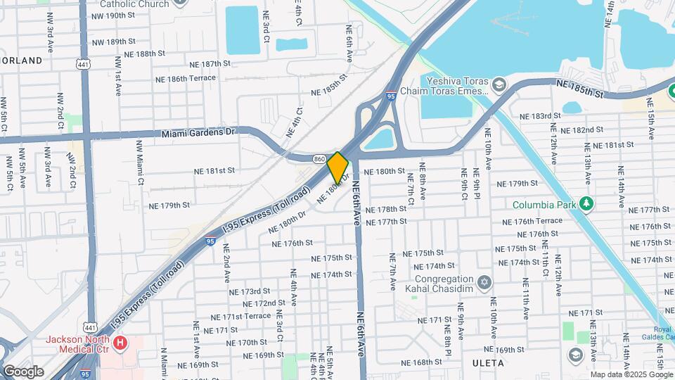 540 NE 180th Dr Map and Location Details