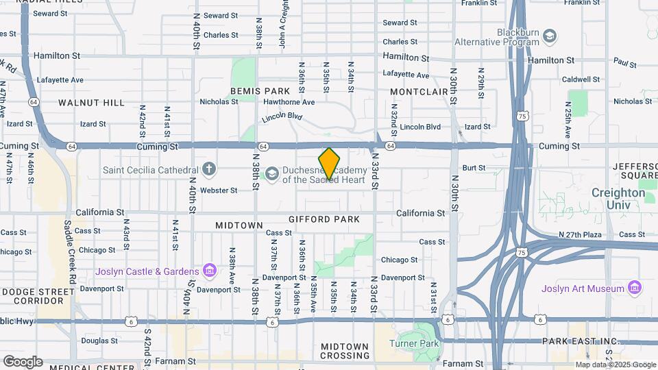 3430 Webster St Map and Location Details