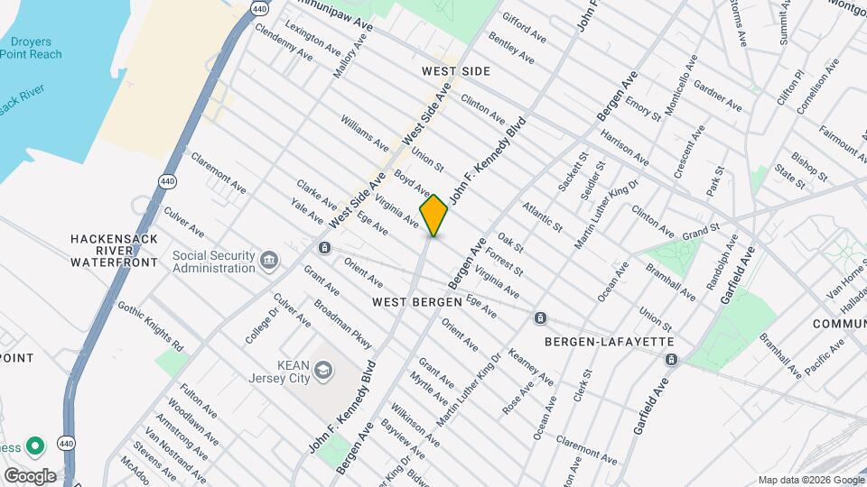 2226 John F. Kennedy Blvd Mapa y Detalles de la Ubicación