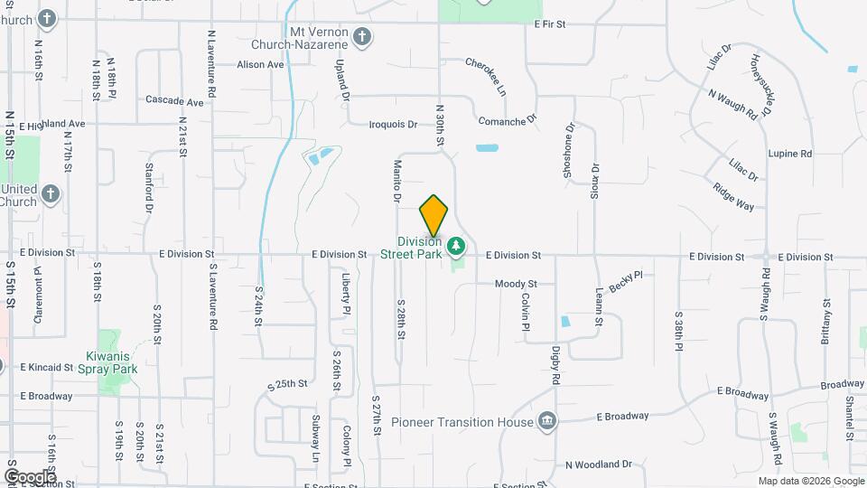 119 N 29th Pl Map and Location Details