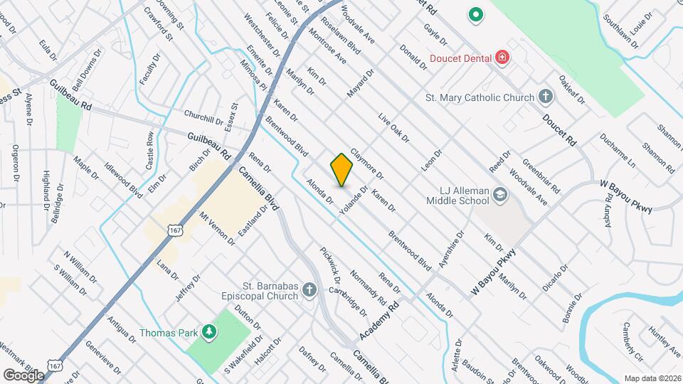 214 Brentwood Blvd Mapa y Detalles de la Ubicación