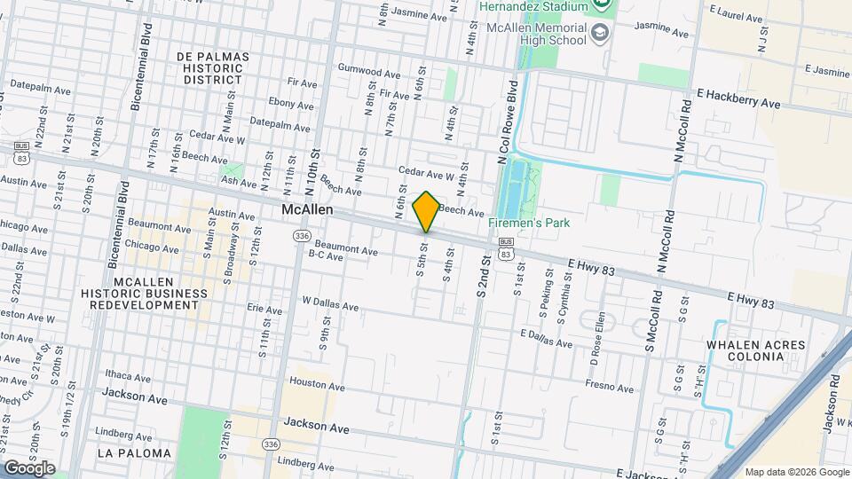 21 S 5th St Map and Location Details