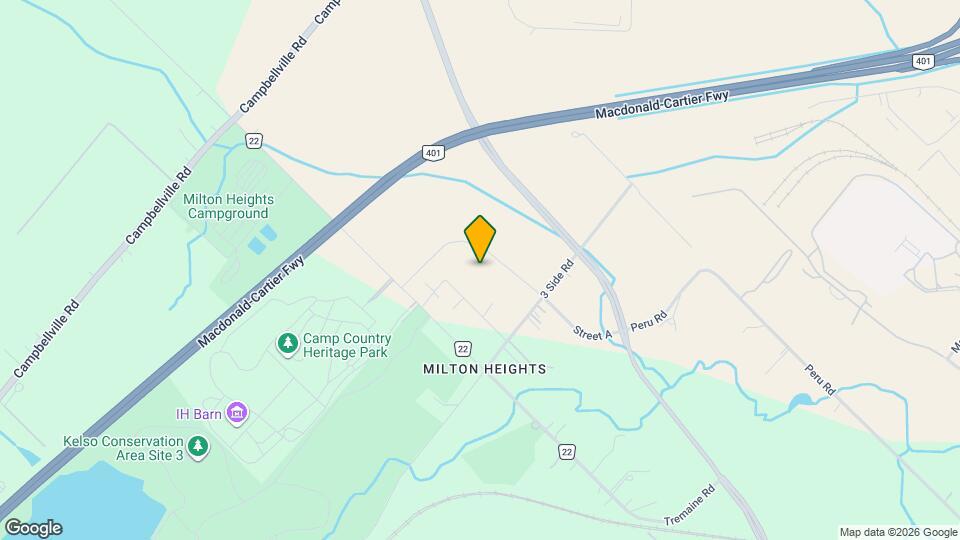 Milton Meadows North Subdivision Map and Location Details