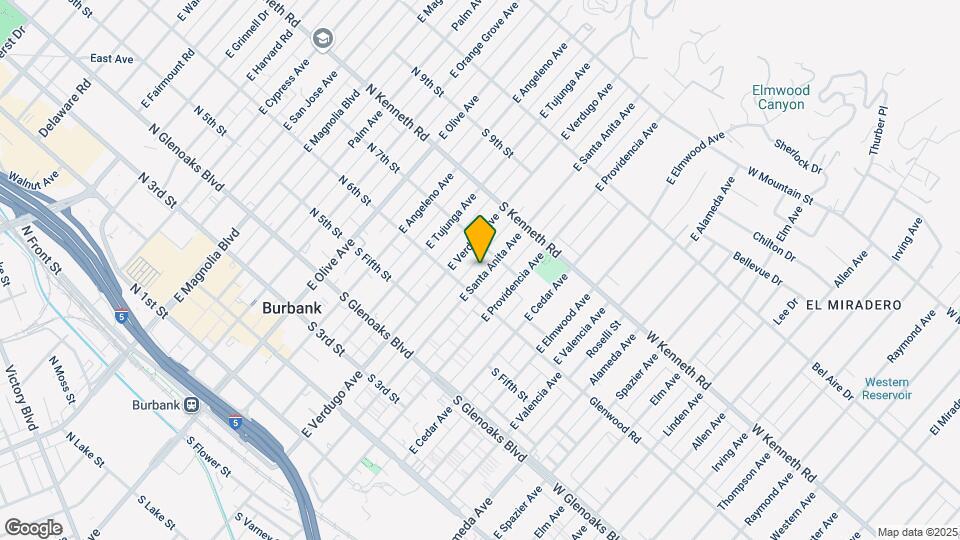 623 E Santa Anita Ave Map and Location Details