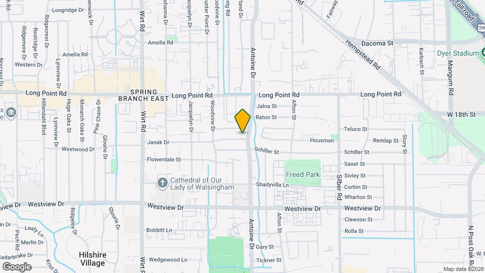 7406 Janak Dr Map and Location Details
