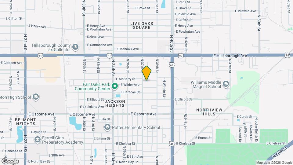 3705 E McBerry St Map and Location Details