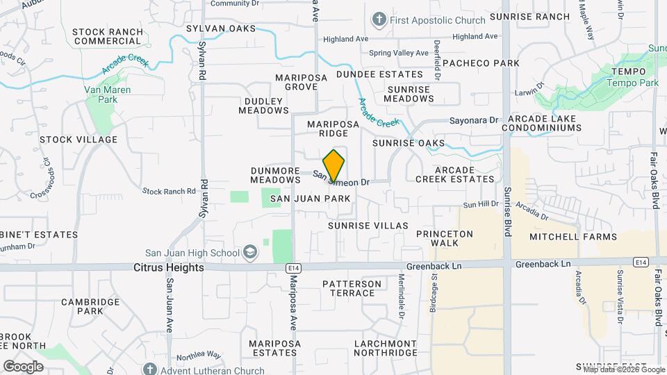 7652 San Simeon Dr Map and Location Details