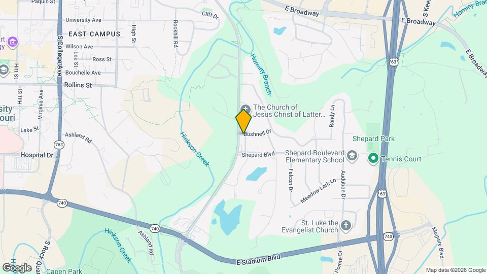 2200 Bushnell Dr Map and Location Details