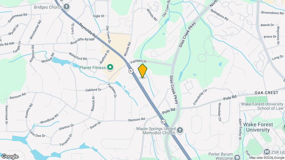 2711 Reynolda Rd Map and Location Details