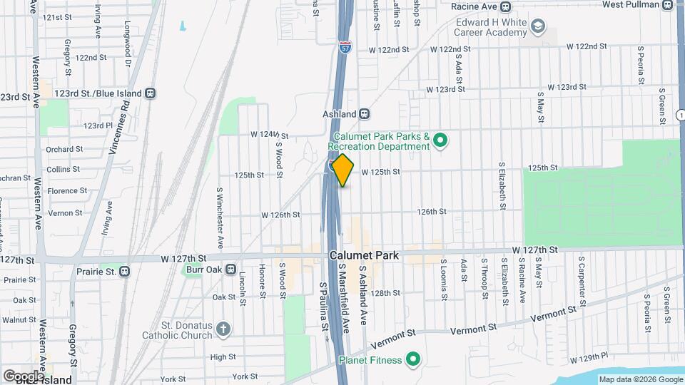 12549 S Marshfield Ave Map and Location Details