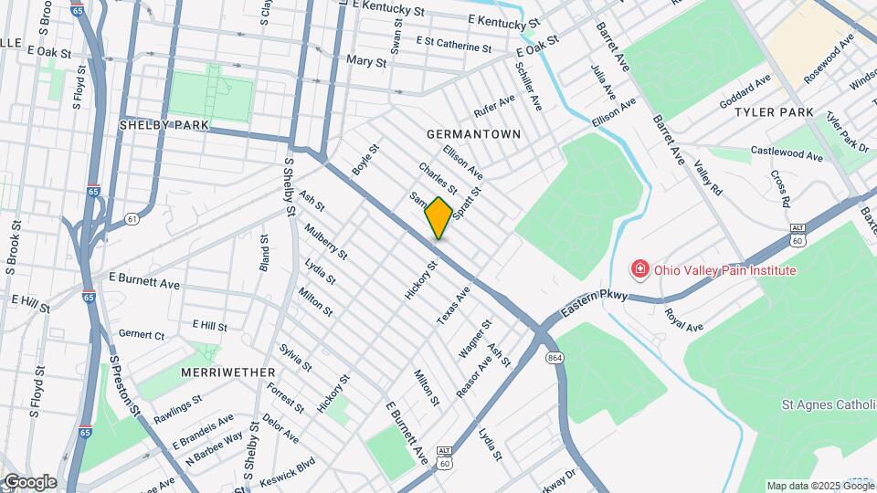 1101 Goss Ave Mapa y Detalles de la Ubicación