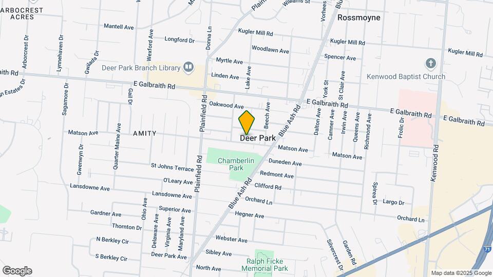 4224 Matson Ave Map and Location Details
