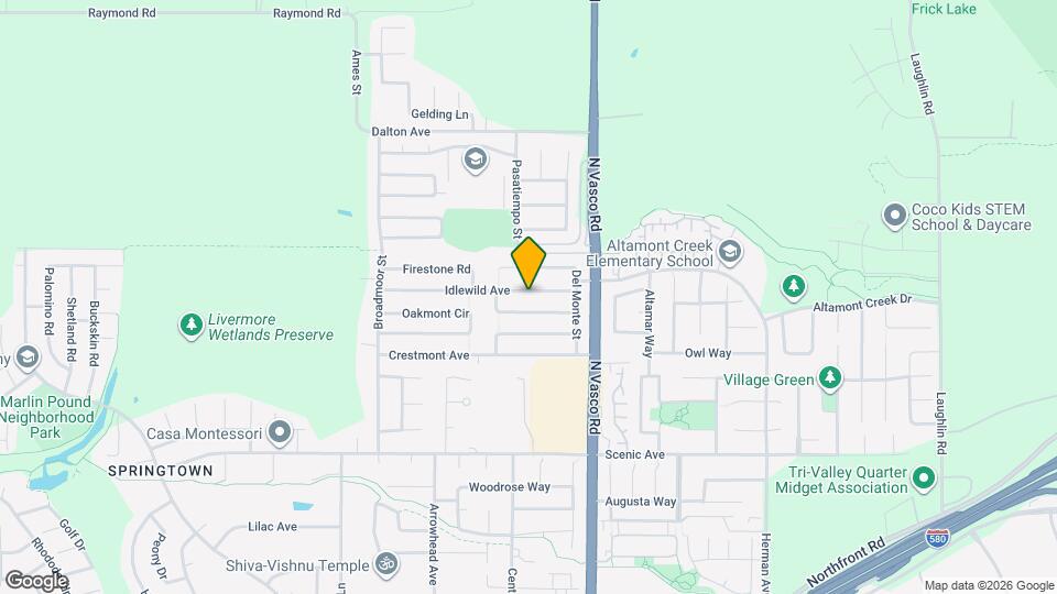 5865 Idlewild Ave Map and Location Details