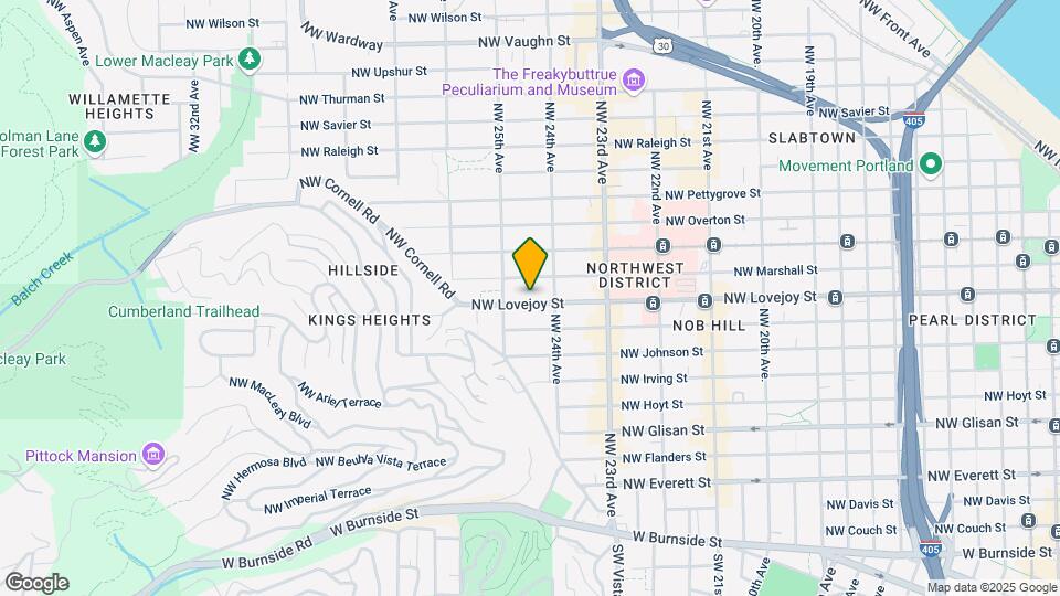 2445 NW Lovejoy St, Unit 3 Map and Location Details
