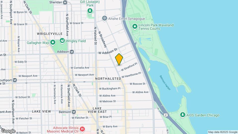 637 W Cornelia Ave, Unit M00B Mapa y Detalles de la Ubicación