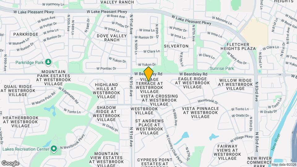 9026 W Escuda Dr Map and Location Details
