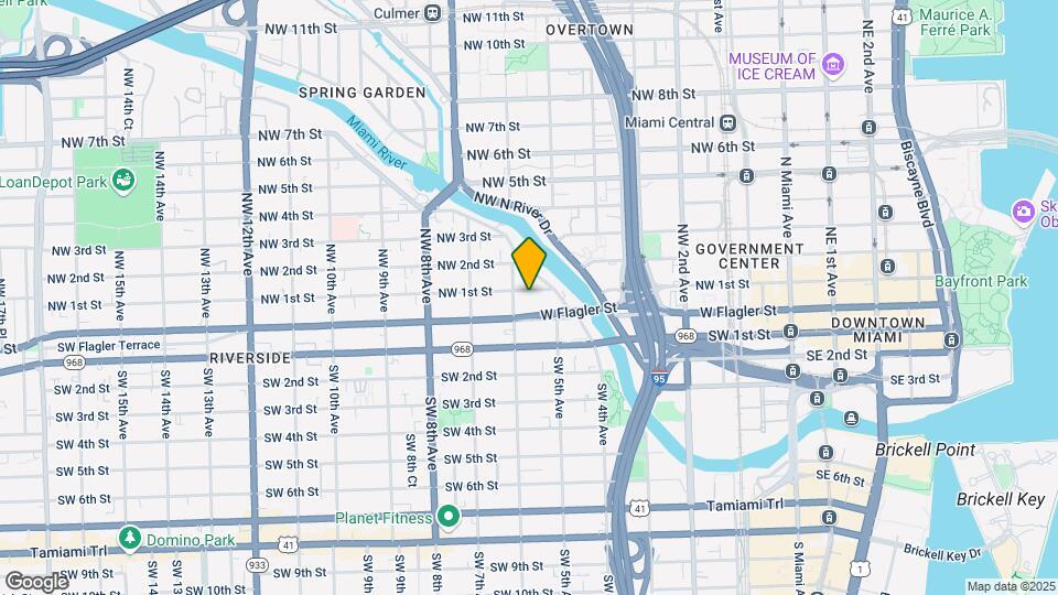 550 NW 1st St Map and Location Details