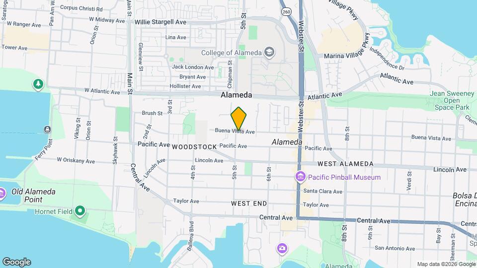 500 Buena Vista Ave Map and Location Details