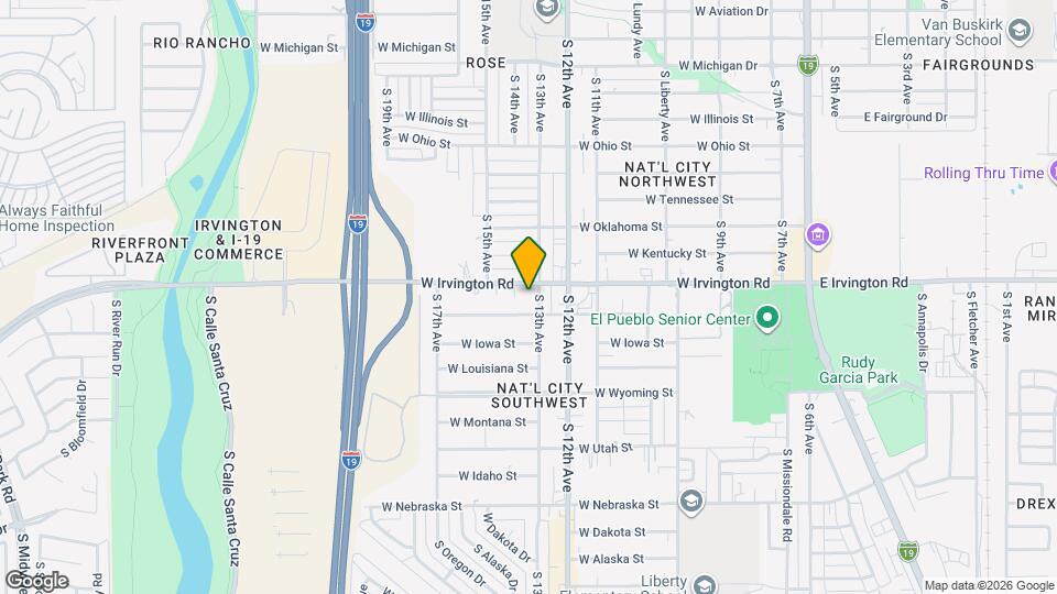 4904 S 13th Ave Map and Location Details