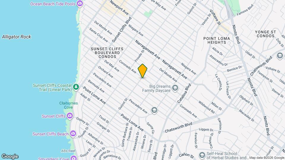 4491 Coronado Ave Map and Location Details