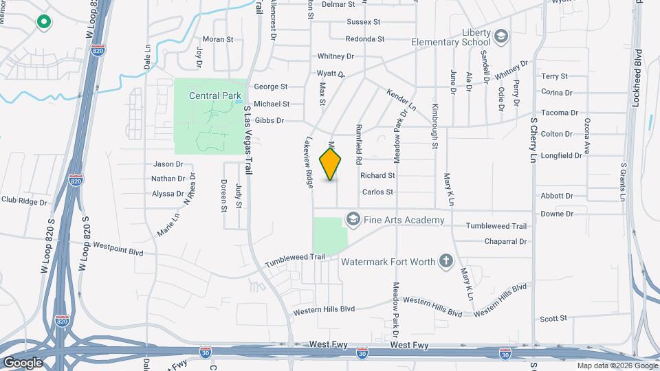 1208 Mirike Dr Mapa y Detalles de la Ubicación