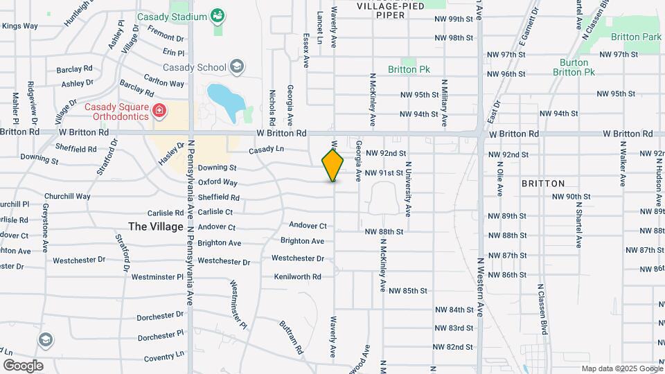 1300 Oxford Way Map and Location Details