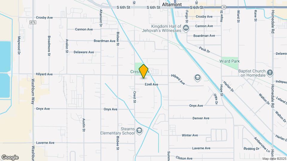 Crestview Commons Map and Location Details