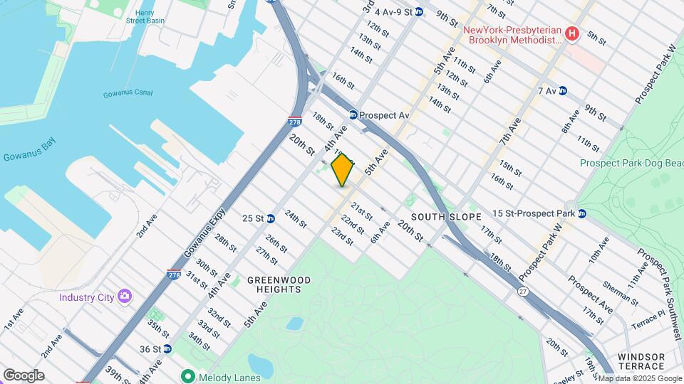 225 21st St Map and Location Details