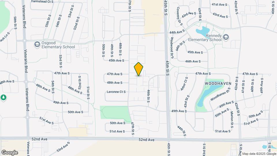 The Pines Townhomes Map and Location Details