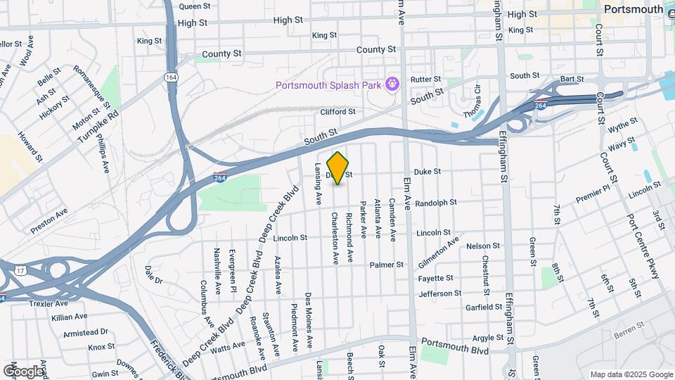 1601 Charleston Ave Map and Location Details